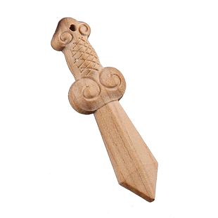 桃木配件刀剑斧子葫芦剪刀苹果虎头鞋狗牙猪惊骨文昌笔散装配饰