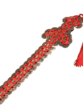 泰山慈航阁真品乾隆铜钱剑