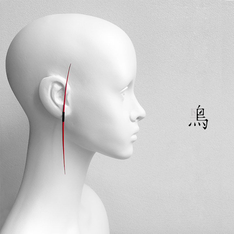 耳钉简约冷淡风潮男女个性设计师原创耳饰朋克风夸张街头2025新款