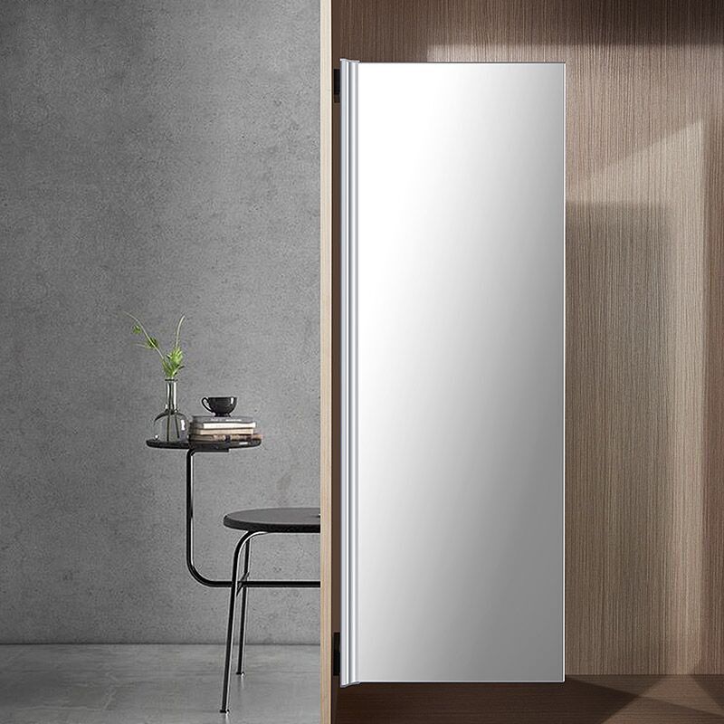 极简款式无框设计平开门穿衣镜