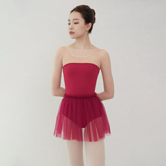 Ruiskydance芭蕾舞Tutu短裙基训练习网纱裙 花瓣腰头轻盈小纱裙