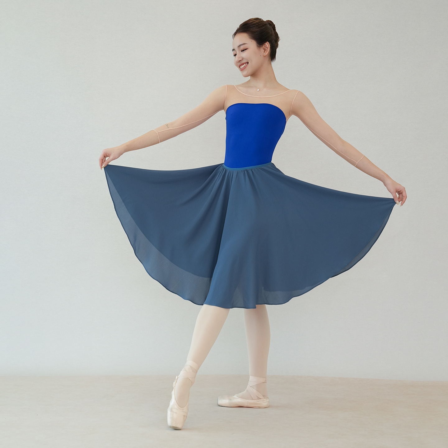 Ruisky 360度大摆排练裙  古典国风芭蕾舞蹈变奏超长纱裙可定制