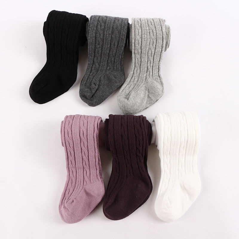 婴儿小七同款春秋单层女童连裤袜