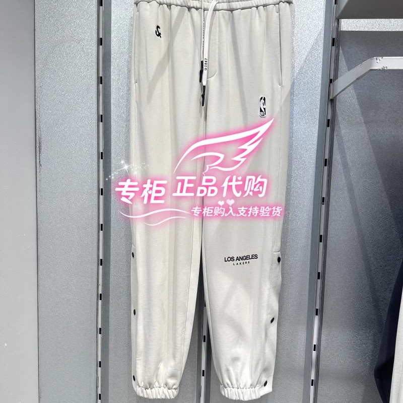 杰克琼斯NBA联名舒适休闲宽松运动卫裤 22431D066 C42 22521D008