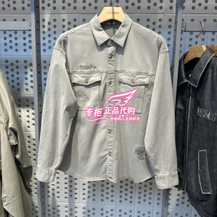 E02 杰克琼斯宽松翻领工装 2254O3011 牛仔衬衫 6905571309511 衬衫