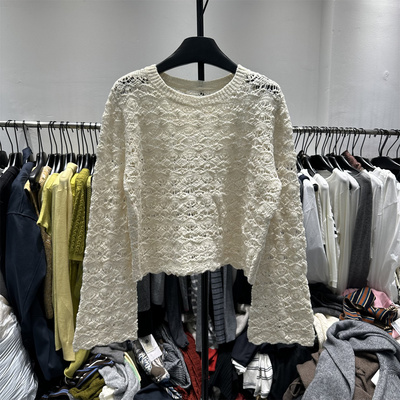 女装秋季新款百搭长袖羊毛针织衫