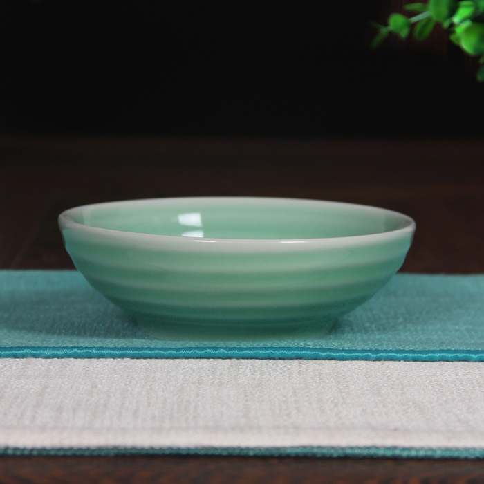 瓯江青瓷餐具碗套装陶瓷米饭碗汤碗时尚个性5寸小吃碟冷菜盘