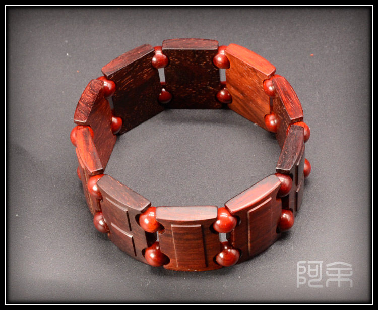 小叶紫檀卦象  手排  金木水火土手链手串 阿余原创