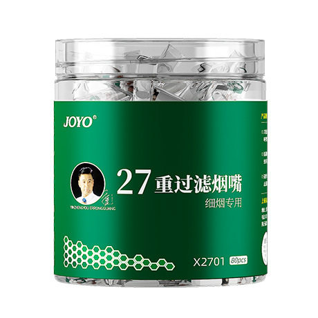 joyo诤友烟嘴27重罐装x2701一次性烟嘴过滤器细烟过滤嘴焦油粗烟