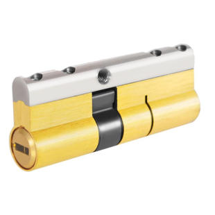 RESET锐赛特092防盗锁芯双面8轨道c级黄铜24叶片通用型家用大门锁