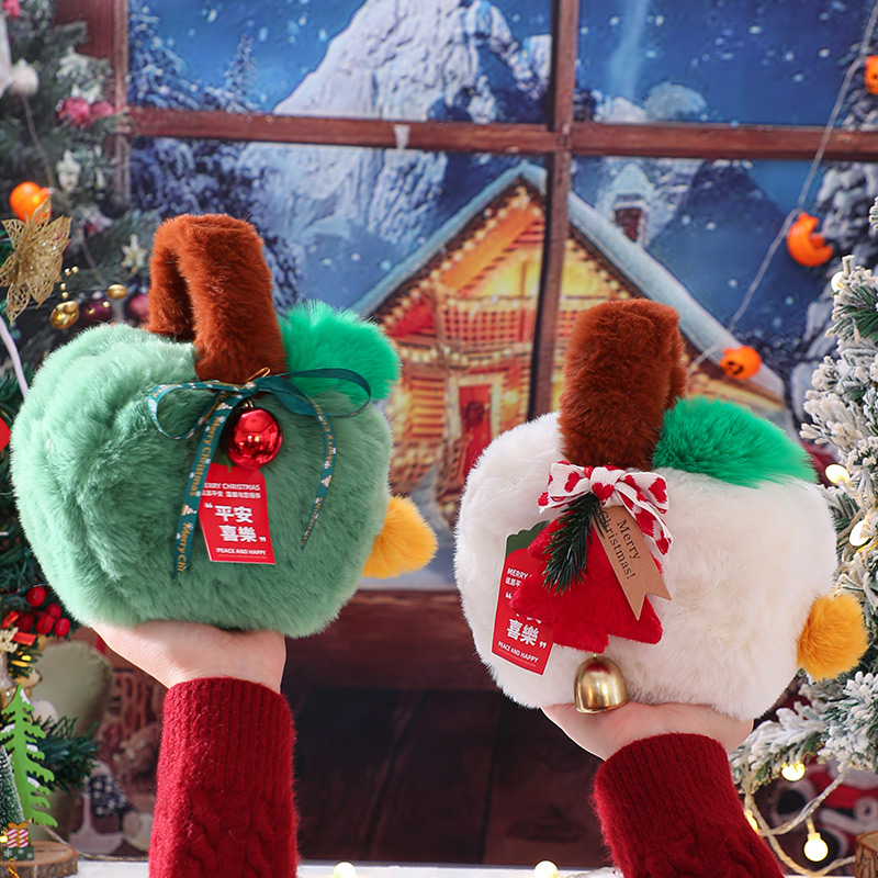 圣诞节礼物女生创意闺蜜平安夜苹果礼盒幼儿园糖果包装儿童礼品袋