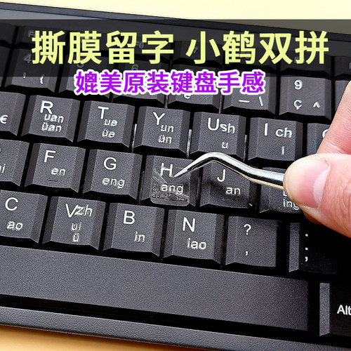 小鹤双拼键盘贴撕膜留字
