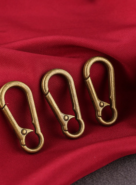 【JZ128】金色合金做旧登山扣钩扣创意腰扣8字弹簧扣男女金属汽车