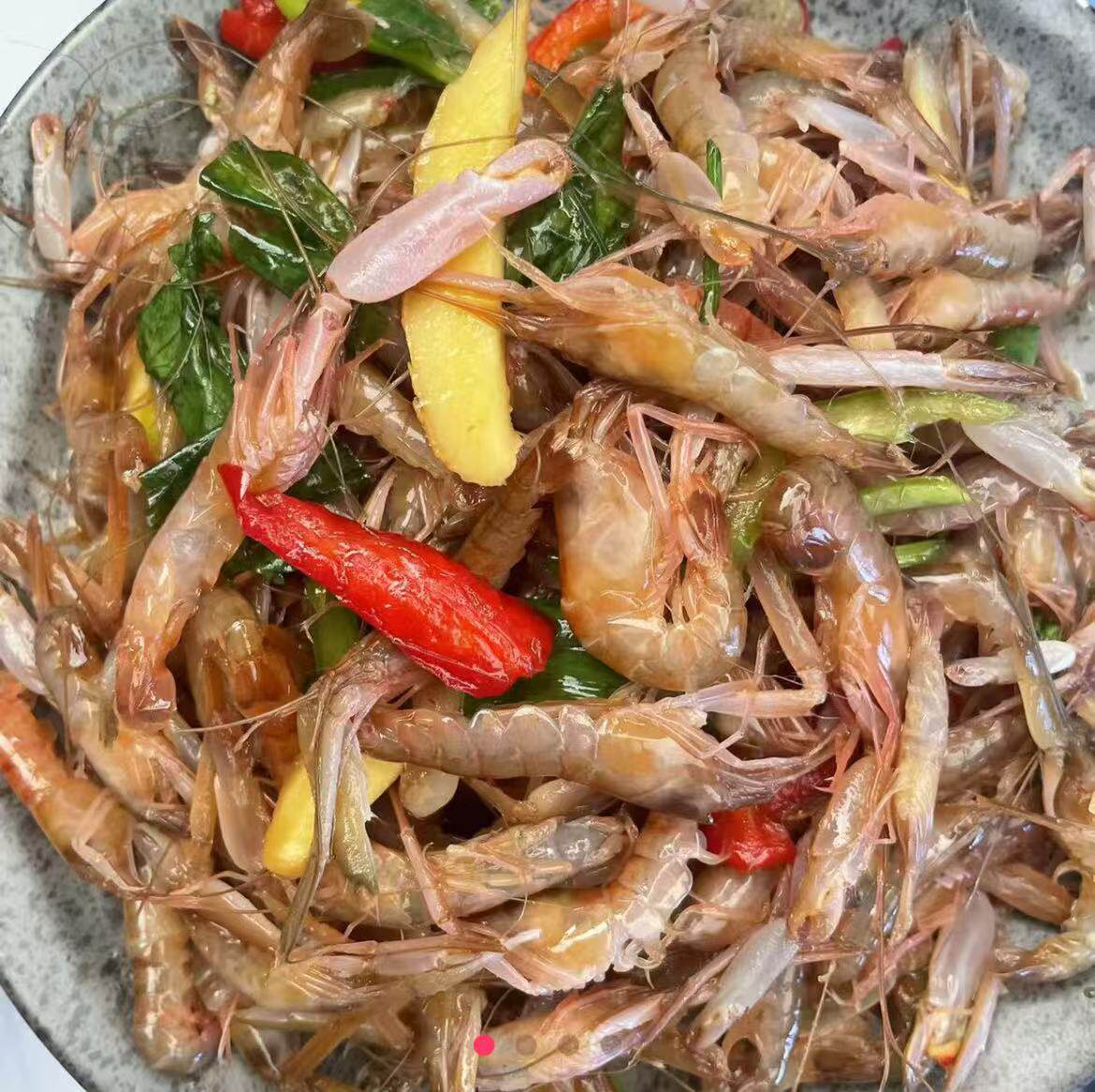 呛拌嘎巴虾500克/桶,炝拌夹板虾,大连源头工厂直发,顺丰快递
