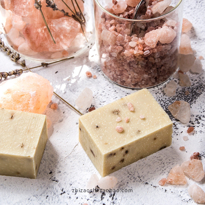 海盐皂 古海盐沐浴手工皂 去油净肤背豆清洁洗澡身体沐浴皂
