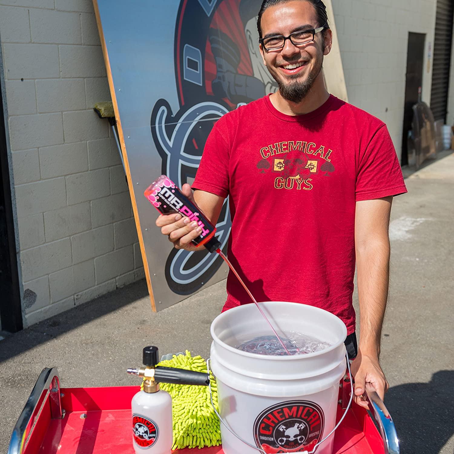 化学小子粉红先生洗车液 预洗液 水蜡泡沫去污上光汽车蜡养护蜡
