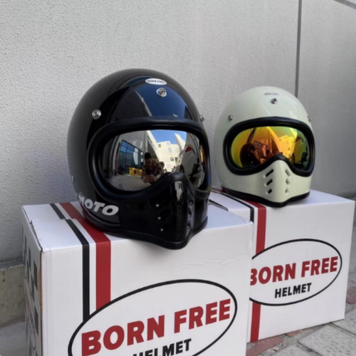 Bornfree头盔内置遮阳防风镜片