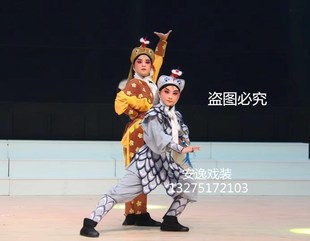 戏剧戏曲京剧服装用品盗仙草服装 鹿童鹤童白蛇天兵天将服装/套
