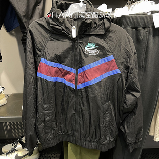 010 Nike耐克男子刺绣印花立领防风训练运动休闲夹克外套DM5021