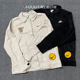 Nike耐克女子笑脸复古灯芯绒翻领刺绣运动训练休闲夹克外套HF0355