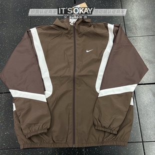 NIKE IM3355 耐克男子防风篮球立领休闲梭织拉链上衣运动外套夹克