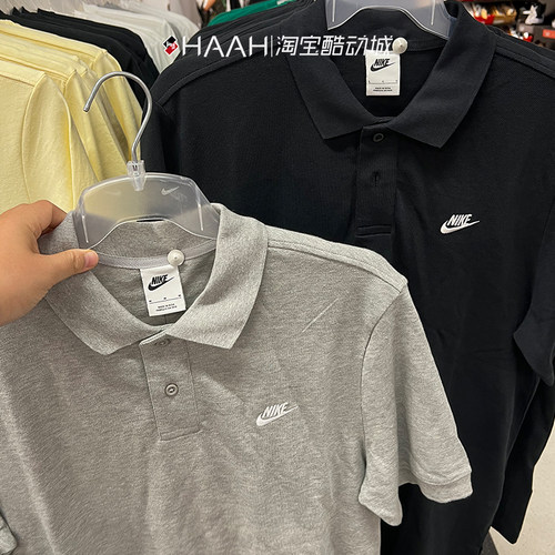 Nike耐克男子休闲刺绣运动POLO衫