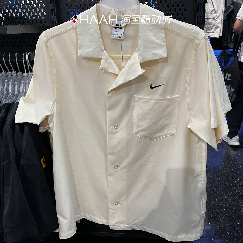 Nike耐克男女速干POLO衫运动滑板休闲翻领衬衫短袖T恤DV9074-113