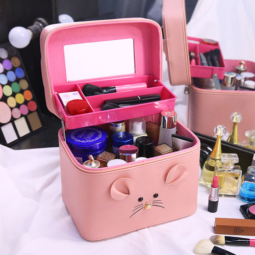 卡通可爱超大容量ins便携化妆包