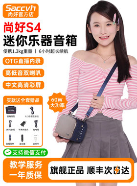 尚好S4电吹管专用音箱便携直播内录K歌小体积功率60W音响全新正品