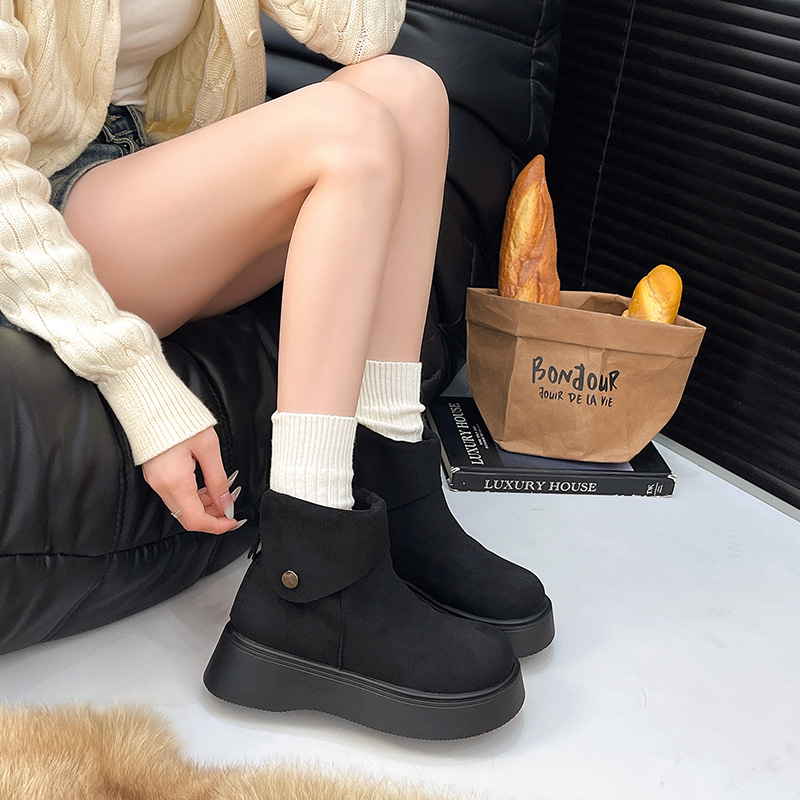 加绒加厚勃肯鞋短靴41-43学生靴