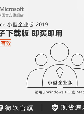 Microsoft/微软 Office 小型企业版 2019 激活密钥
