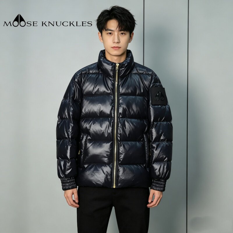 加拿大MOOSE KNUCKLES 小剪刀面包羽绒服短款立领宽松外套男女款