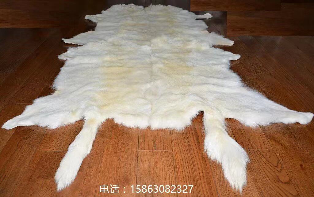 整张4拼毛皮褥子沙发垫床前毯汽车坐垫靠垫飘窗垫椅垫户外防潮垫