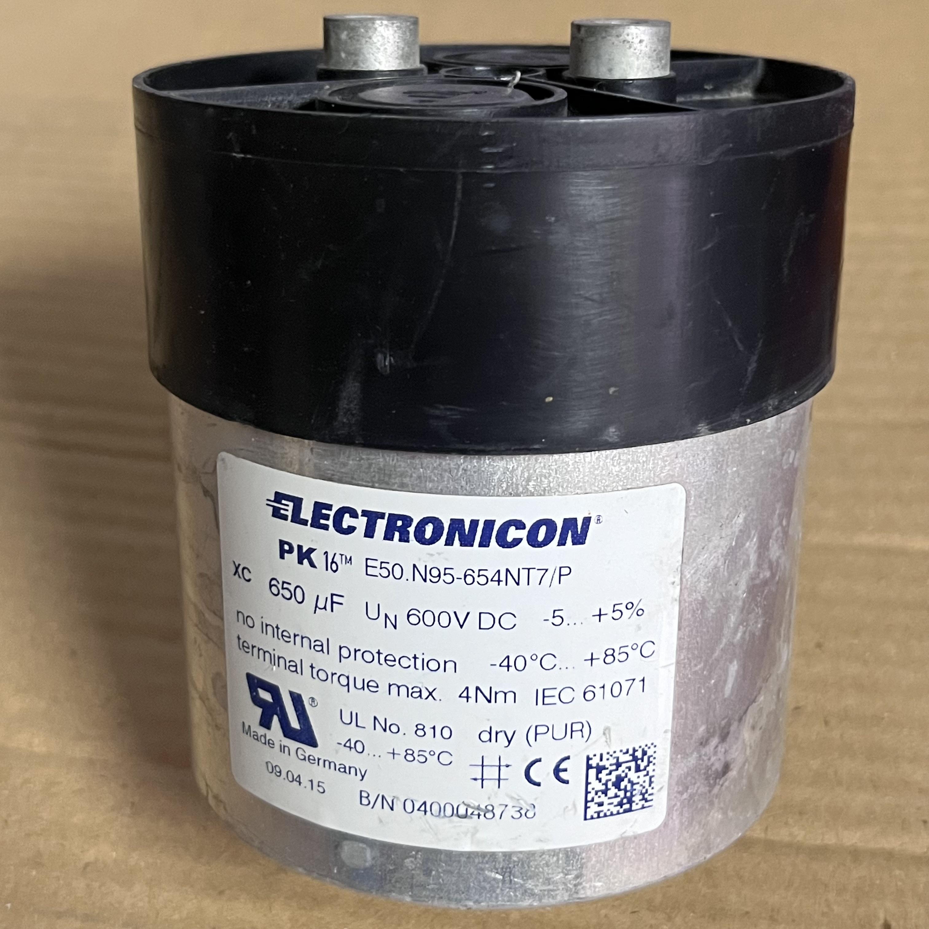 拆机 德国ELECTRONICON  650UF 600V DC直流滤波薄膜无极电容