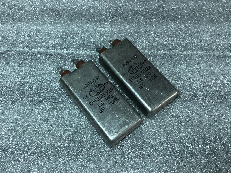 古董美国高压胆机耦合油浸电容