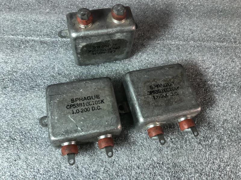 古董美国思碧分频耦合油浸电容