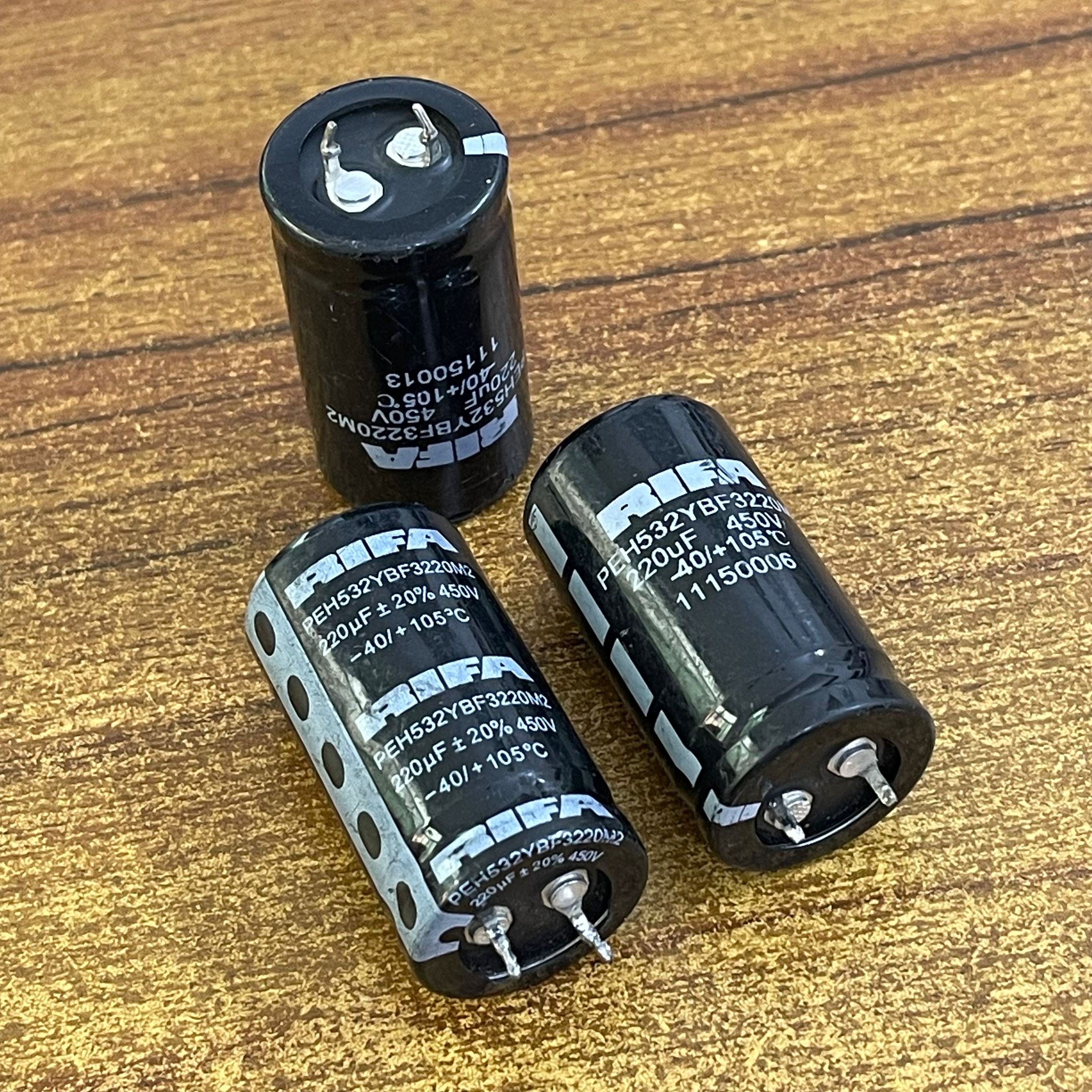 rifa220UF450V胆机滤波电解电容