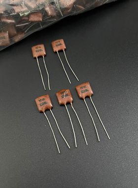 全新日本 SOSHIN 双信 100PF 500V 101K 铜脚发烧音频银云母电容