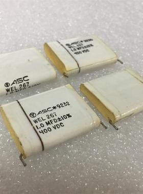 拆机 美国 ASC WEL267系列 400V 1UF 早期分频无极电容