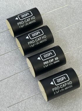 德国 ASR PRO-CAP HD 1.5UF 2.7UF 480V 铜脚 分频无极 薄膜电容