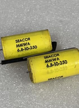 拆机美国早期SEACOR MMWA  6.8UF 250VDC 发烧耦合分频无极电容