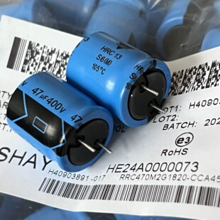 全新 飞利浦BC/VISHAY HRC系列 47UF  400V 发烧音频电解电容