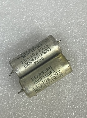 拆机 美国思碧DEARBORN 1.5UF 200V DC 胆机音频耦合铜壳油浸电容
