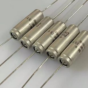 全新 MALLORY摩罗利235系 200UF代220UF 15V铜脚轴向发烧阴极电容