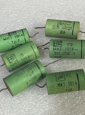 拆机德国老款ERO MKT DIN44121系  1UF 250V DC 发烧分频薄膜电容