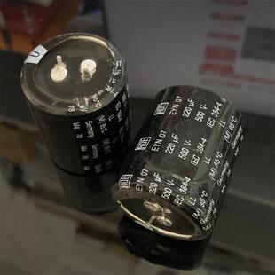 拆机 德国 ROE IEC 384-4 220UF 500V 发烧胆机高压滤波电解电容
