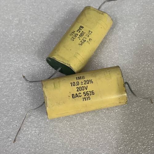 拆机 美国 IMB  10UF 200V DC 老款分频耦合无极电容