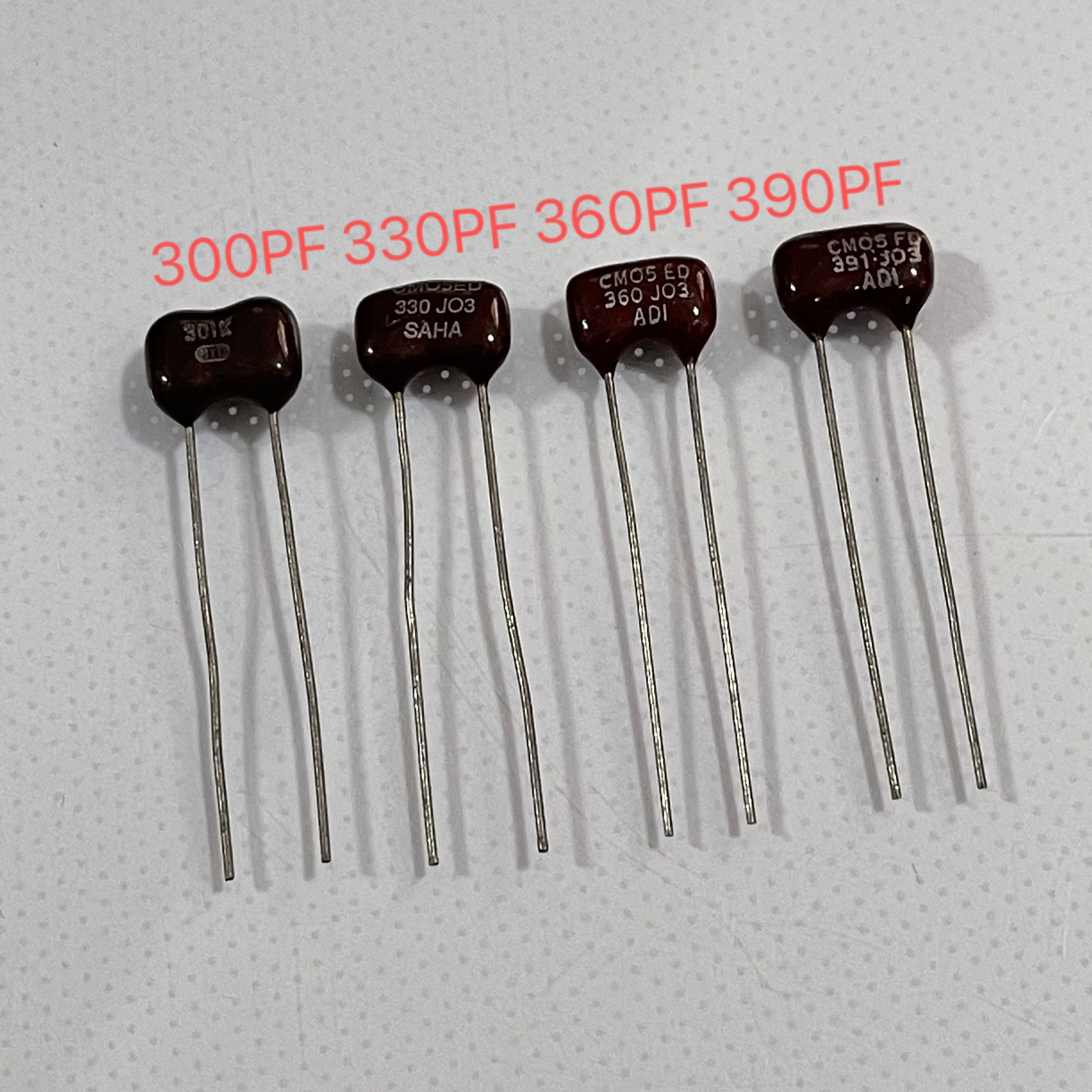 美国发烧银云母电容 300PF 330PF 360PF 300V 高精度