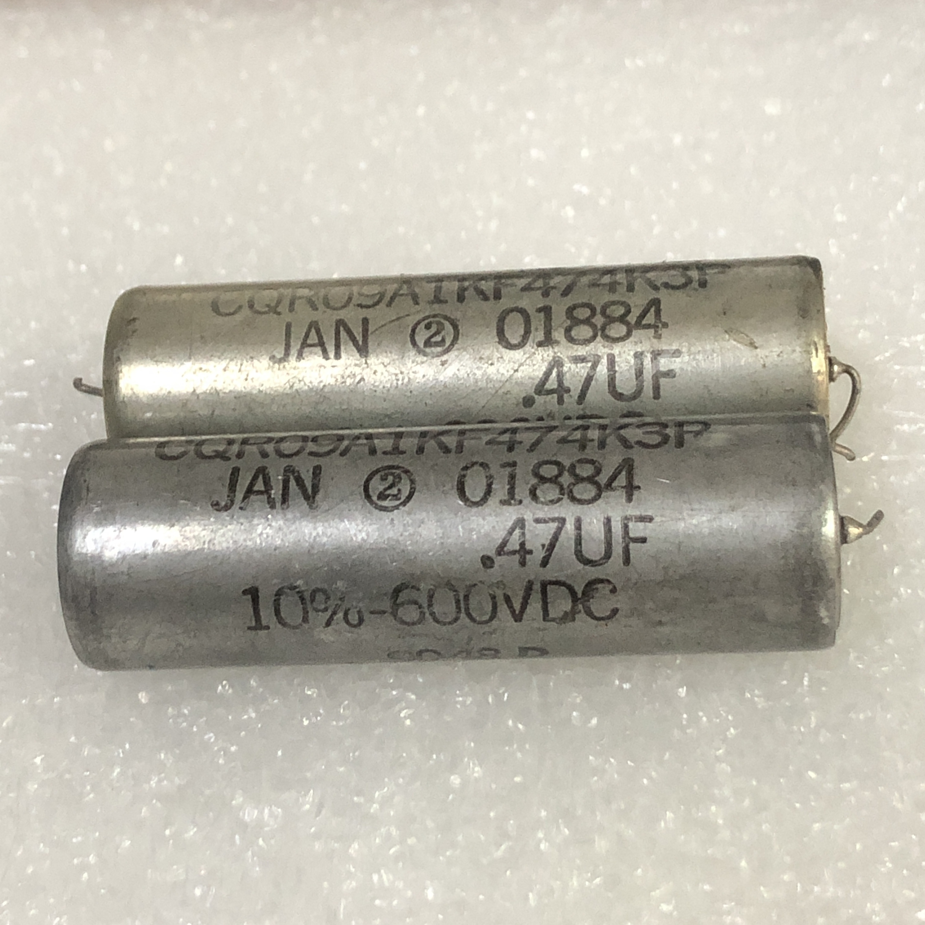 美国JAN 军规 CQR09A1KF474K3P 0.47UF 600V古董铜壳胆机油浸电容