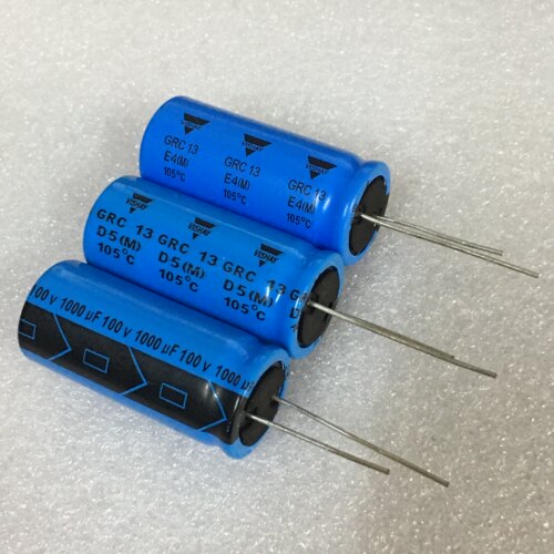 全新飞利浦GRC13 D5-M/E4-M 1000UF 100V 发烧直插音频滤波电容 - 封面